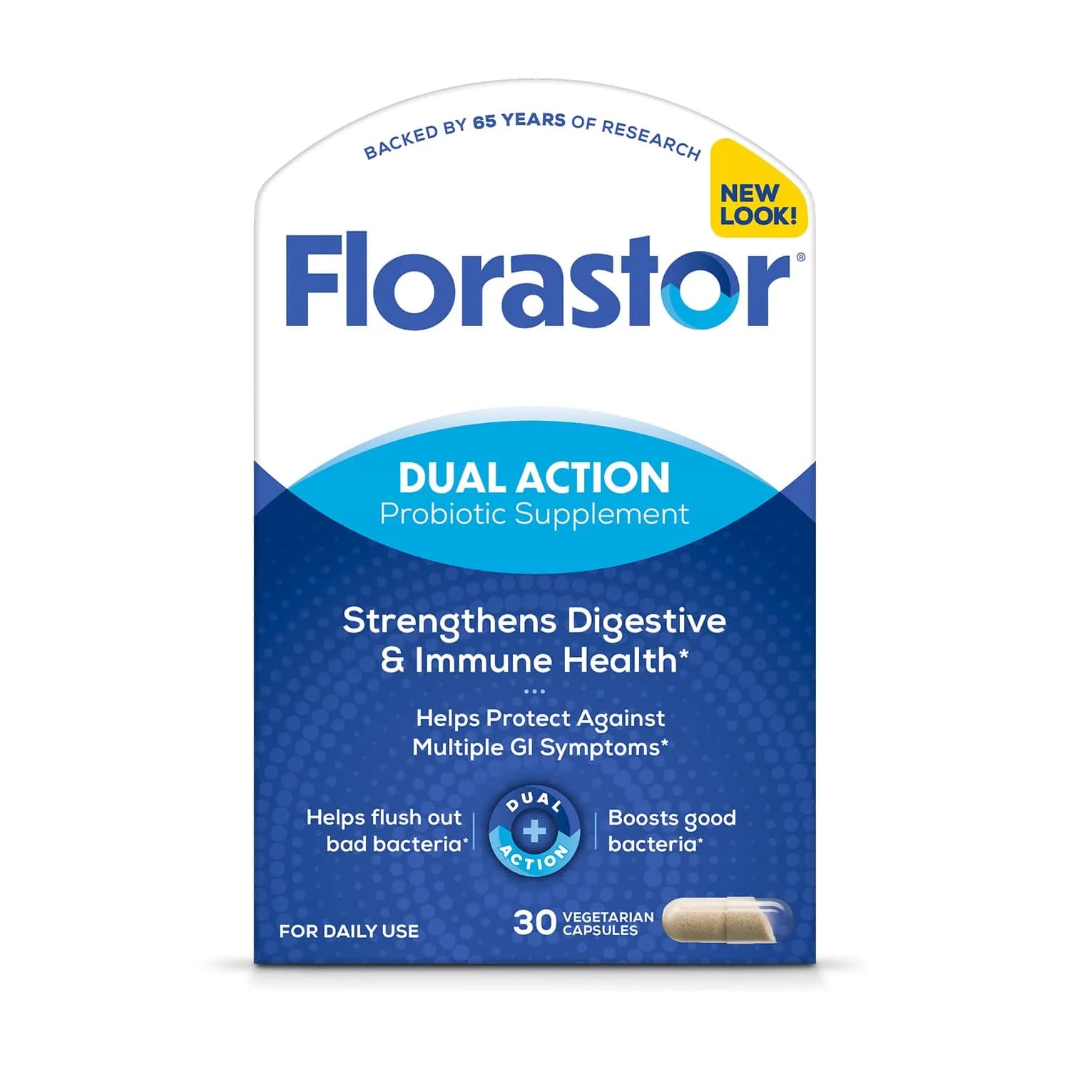 Florastor Probiotic for Digestive & Immune Health | Saccharomyces boulardii 30 Capsules — Capsule