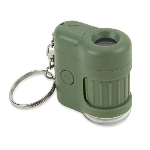 Carson MicroMini 20x LED Lighted Pocket Microscope with UV & Flashlight | Compact STEM Tool for Kids & Adults thumbnail 4