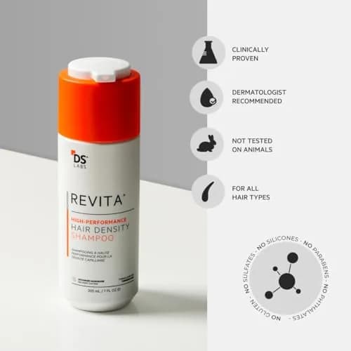 DS Labs Revita Hair Density Shampoo for Thinning Hair, Color Safe, 205 mL (7 Fl Oz) | Supports Scalp Wellness thumbnail 8