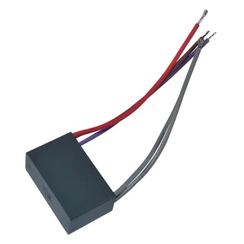 HQRP Ceiling Fan Capacitor 2-Pack | UL Listed, 2.5uf+3.5uf+4uf, 250VAC, 5-Wire, Gray thumbnail 4
