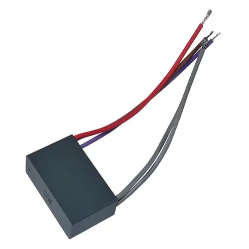 HQRP Ceiling Fan Capacitor 2-Pack | UL Listed, 2.5uf+3.5uf+4uf, 250VAC, 5-Wire, Gray thumbnail 7