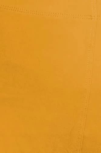 Leggings Depot Womens 1" Waistband High Waisted Solid Leggings Pants (Full Length, Mustard, One Size) thumbnail 5