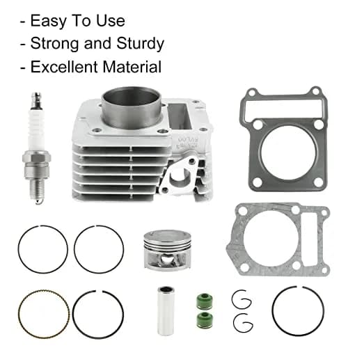FLYPIG 54mm Cylinder Piston Top End Rebuild Kit for Yamaha TTR125 TTR125E | 125cc Displacement, Durable Aftermarket Replacement thumbnail 4