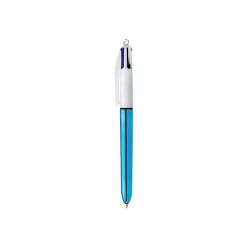 BIC 4 Color Shine Retractable Ballpoint Pen 1.0 mm | 2-Count, Multicolor Ink, Durable & Portable thumbnail 6