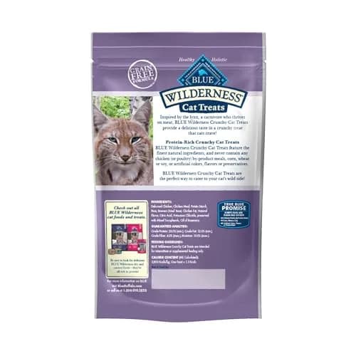 Blue Buffalo Wilderness Tasty Chicken Crunchy Cat Treats, 2 oz (Pack of 12) | Grain-Free, Real Chicken First Ingredient thumbnail 2