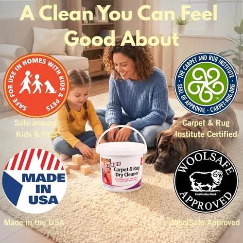 Capture Carpet & Rug Dry Cleaner Powder 3.63 kg (8 lb) | Absorbent Deep Cleaning for Carpets and Upholstery thumbnail 4