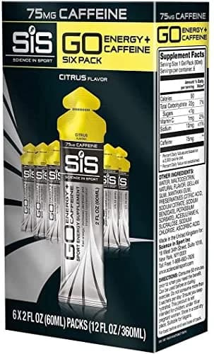 Science in Sport SiS GO Energy + Caffeine Gel, 22g Carbs, 75mg Caffeine, Citrus, 6 Count | Isotonic, Vegan, No Water Needed thumbnail 8