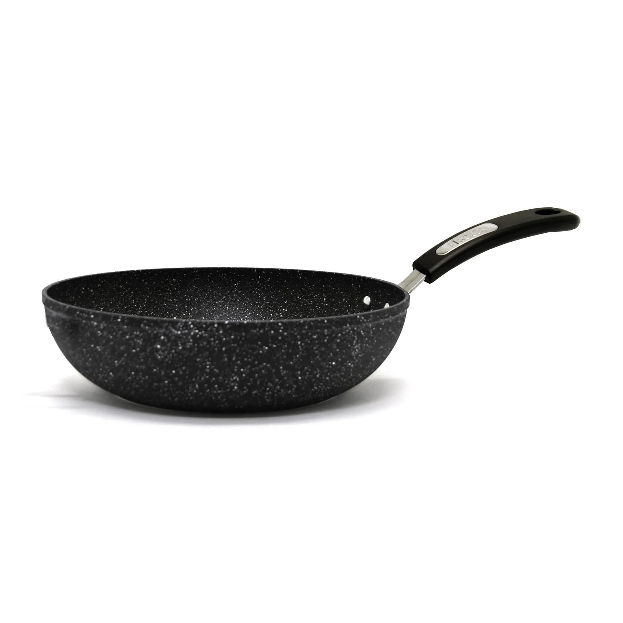 Starfrit The Rock Classic Stir Fry Pan, 28 cm | 3X more durable non-stick coating, scratch resistant, even heat, dishwasher safe