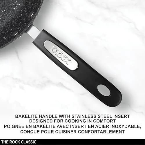 Starfrit The Rock Classic Stir Fry Pan, 28 cm | 3X more durable non-stick coating, scratch resistant, even heat, dishwasher safe thumbnail 3