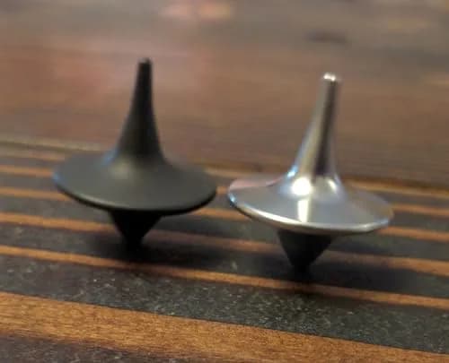 ShadowSpin Dark Precision Machined Spinning Top 303 Stainless Steel | Vintage Antique Look (70-120 chars) thumbnail 6