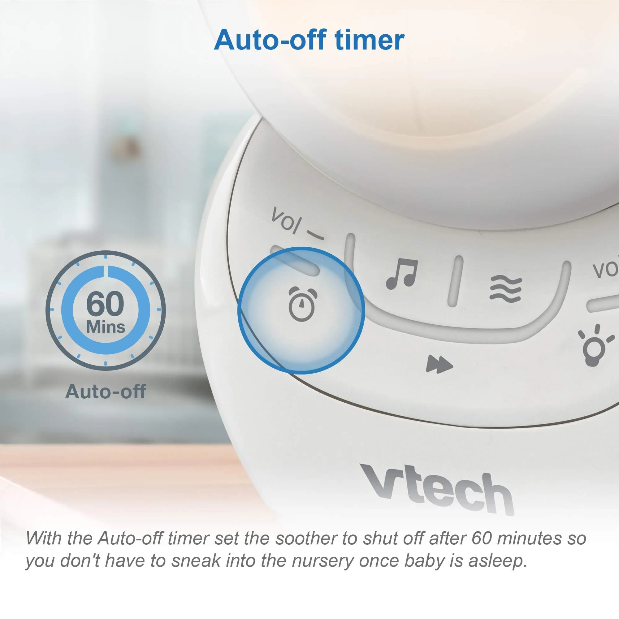 VTech Myla The Monkey Baby Sleep Soother with White Noise Machine | Rechargeable Battery - view 8