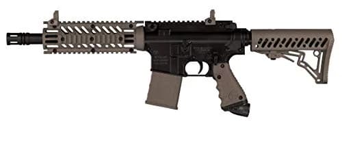 Tippmann TMC Marker Dark Earth (Black/Tan) | Authentic Magfed AR Style Paintball Gun with Dual Feed thumbnail 3