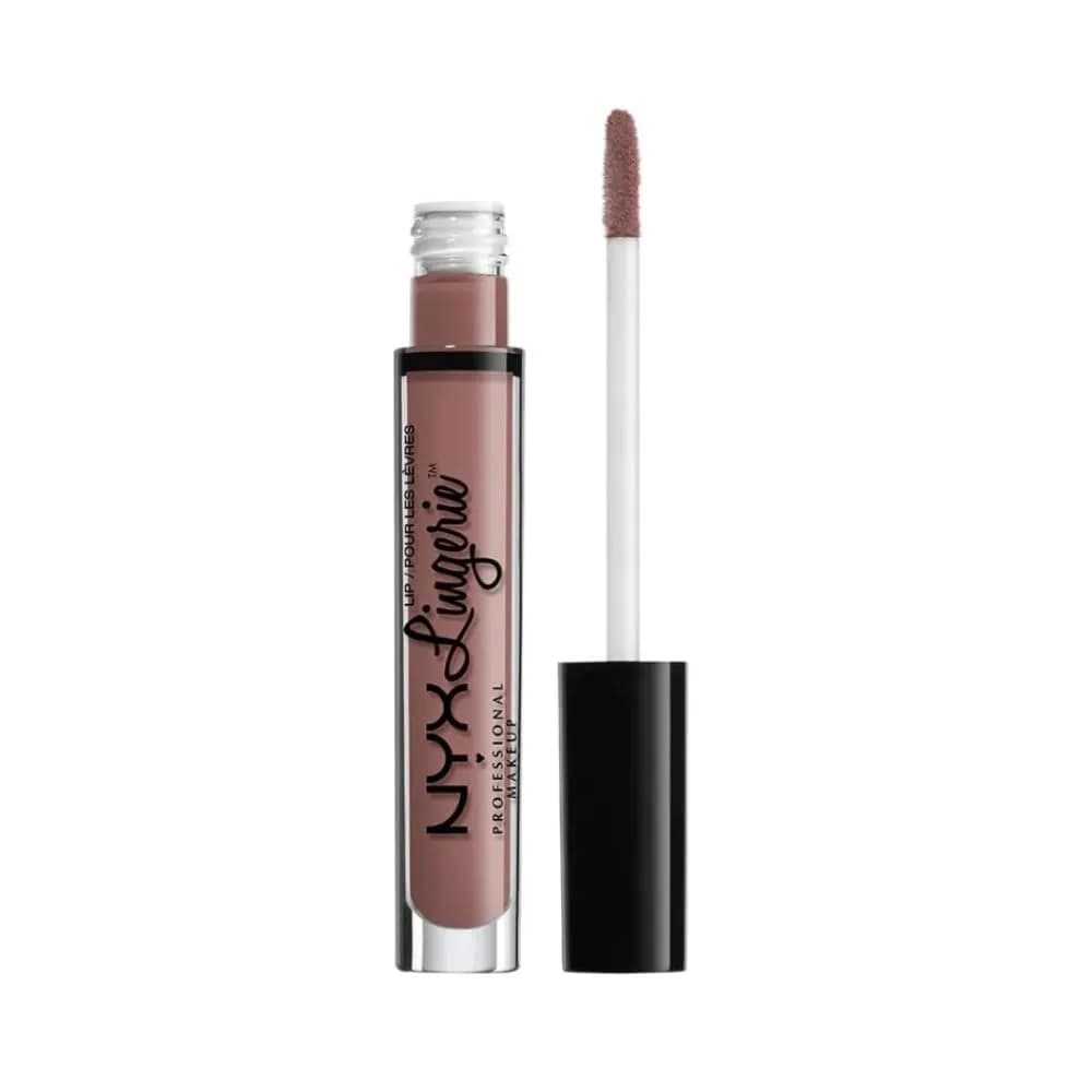 NYX PROFESSIONAL MAKEUP Lip Lingerie Matte Liquid Lipstick - Bustier (Dusty Mauve), 3.4ml - main product image