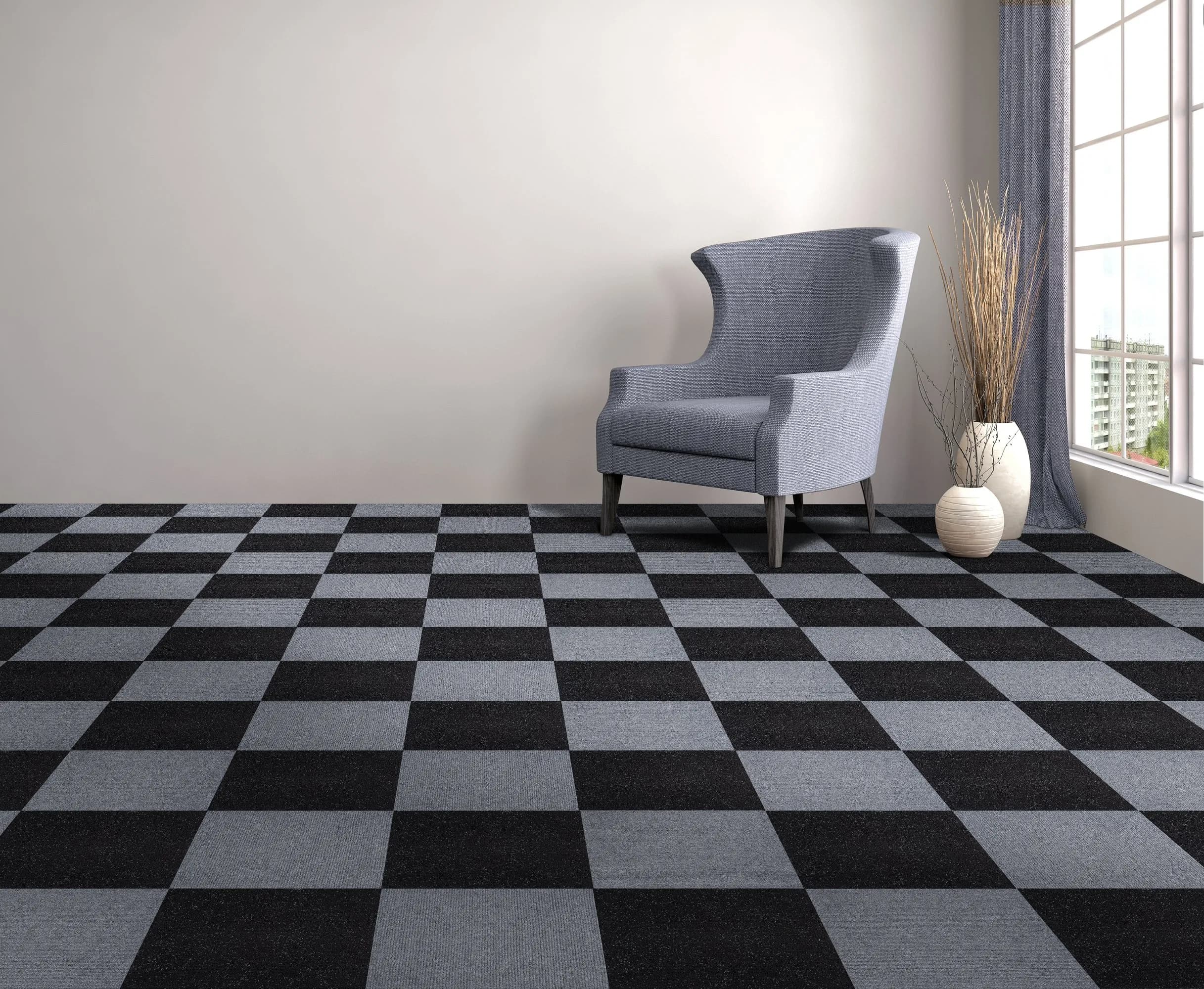Nexus Peel & Stick Carpet Tiles, 12-Pack, 30cm x 30cm (12" x 12") | Easy DIY Flooring for Homes & Offices - view 7