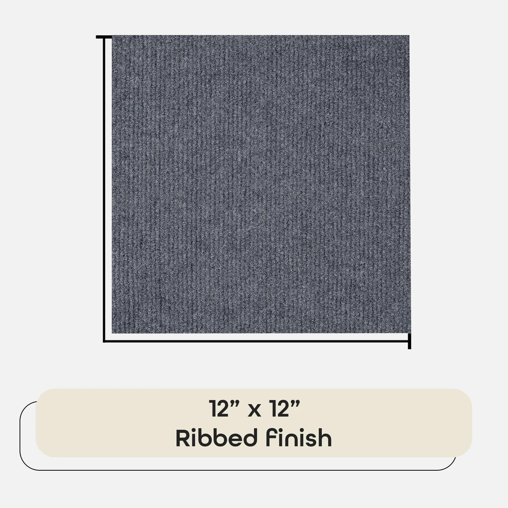 Nexus Peel & Stick Carpet Tiles, 12-Pack, 30cm x 30cm (12" x 12") | Easy DIY Flooring for Homes & Offices - view 3