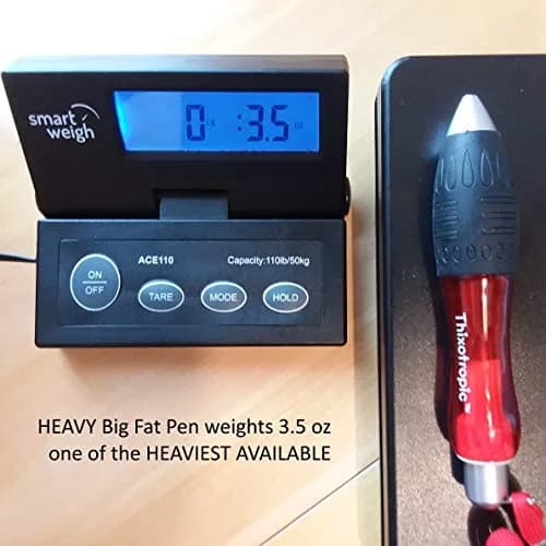 Thixotropic HEAVY Super Big Fat Weighted Pen Twin Pack | 25.4mm (1") Diameter, 99g (3.5oz) Weight thumbnail 3