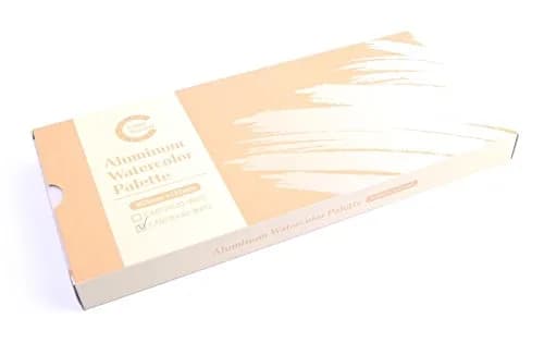 Color Around Aluminum Watercolor Palette 30 Well | Durable, Portable & Easy to Use (11.9"x5.4"x0.8") thumbnail 3