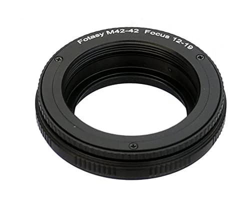 Fotasy M42 Helicord Adapter 35-90mm | Macro Focusing Tube for M42/M39 Enlarger Lenses | 55mm Movement Distance — 12-19mm