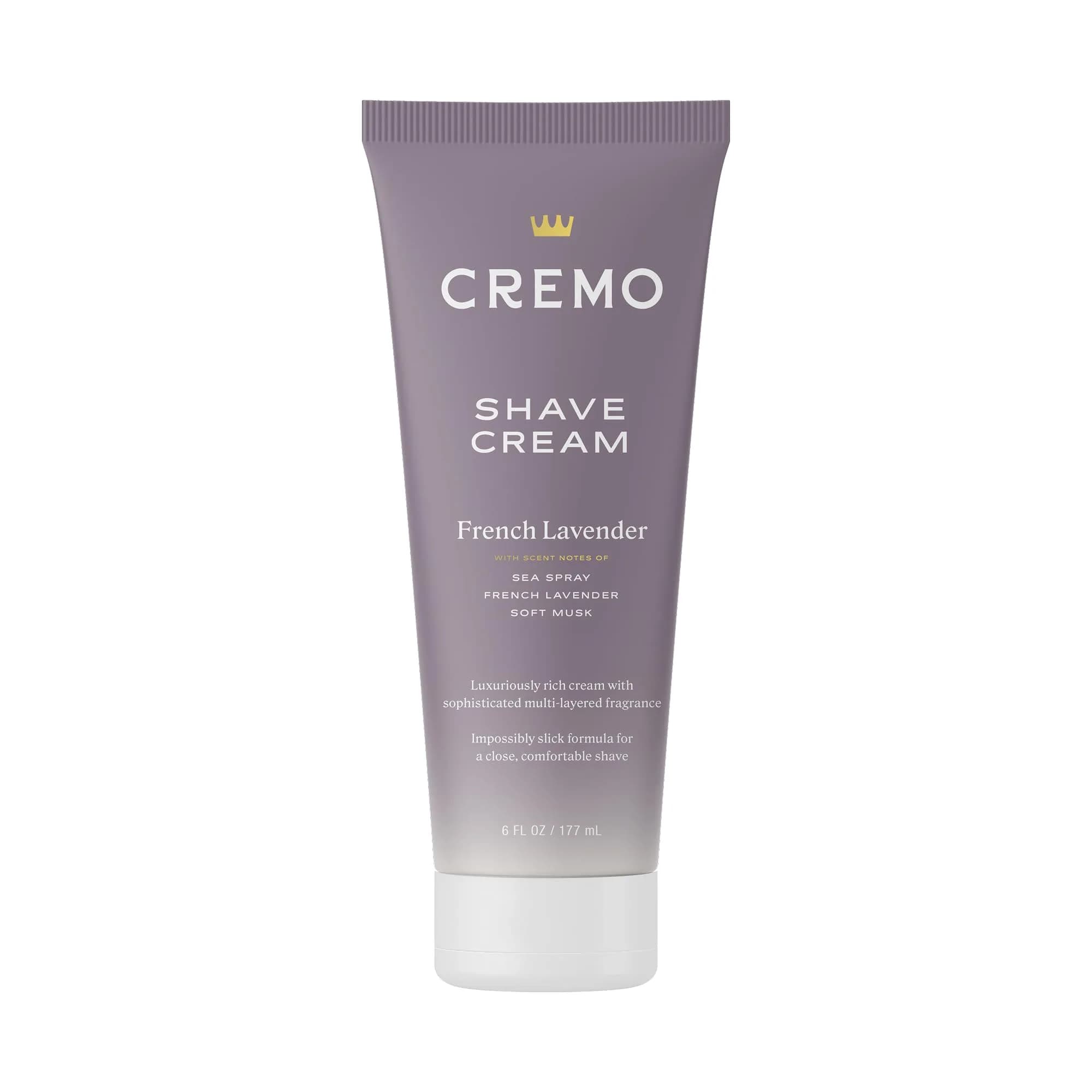 Cremo Shaving Cream for Women, French Lavender, 6 Fl Oz | Silky, Irritation-Free Shave