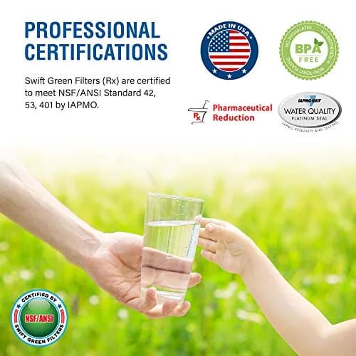 Swift Green Filters SGF-BO52 Rx Compatible Refrigerator Water Filter 2 Pack | NSF Certified, Made in USA thumbnail 3