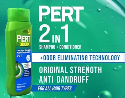 Pert 2 IN 1 Shampoo and Conditioner 13.5 Fl Oz Pack of 6 | Anti-Dandruff, Classic Clean thumbnail 7