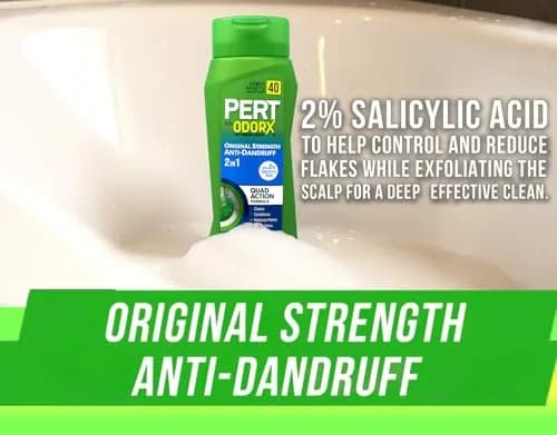 Pert 2 IN 1 Shampoo and Conditioner 13.5 Fl Oz Pack of 6 | Anti-Dandruff, Classic Clean thumbnail 8