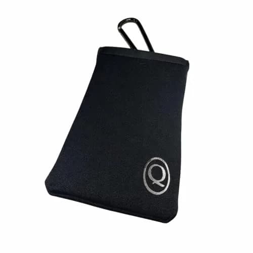Quintessentialz Neoprene Sunglasses Pouch with Carabiner & Belt Loop | Soft Self-Closing Glasses Case for Large Sunglasses or Phone (One Size) thumbnail 1