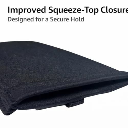 Quintessentialz Neoprene Sunglasses Pouch with Carabiner & Belt Loop | Soft Self-Closing Glasses Case for Large Sunglasses or Phone (One Size) thumbnail 7