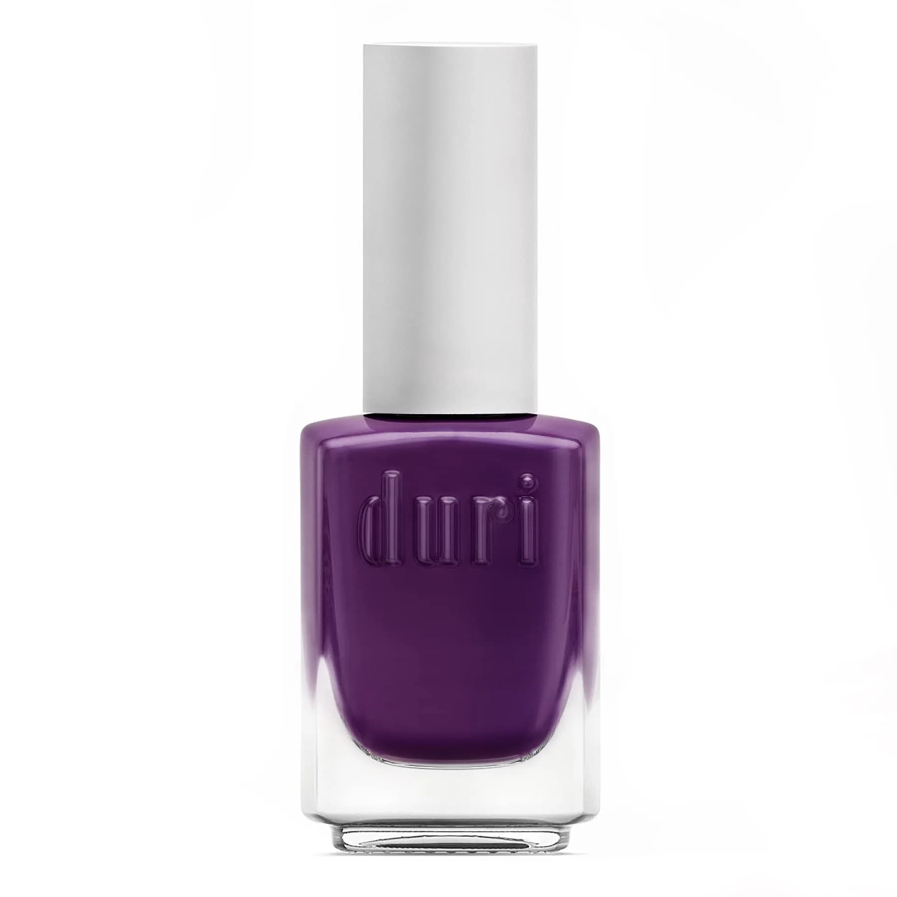 duri Nail Polish – Twist (Purple Plum) 13.3ml (0.45 Fl Oz) | Long-Lasting Glossy Finish — Twist