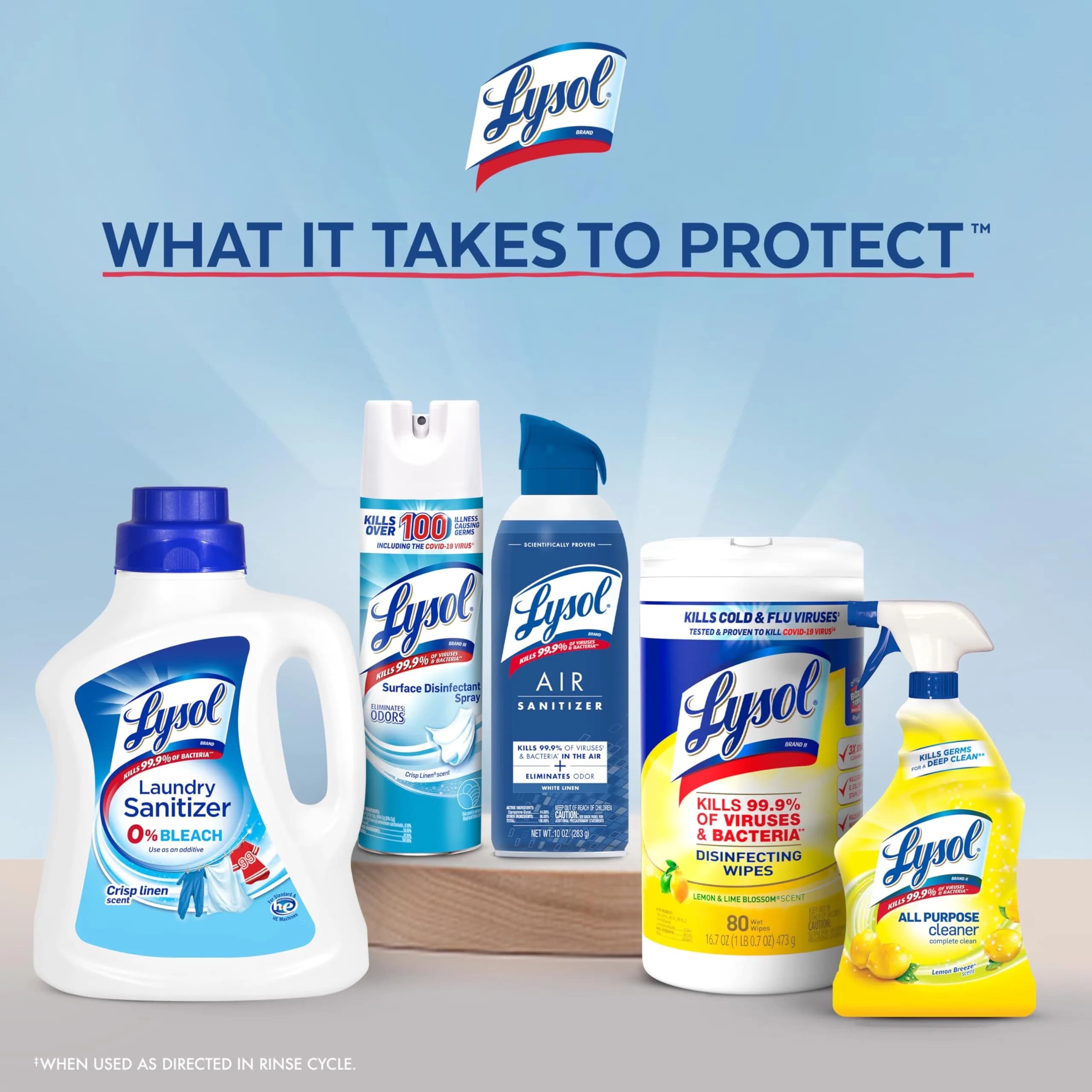 Lysol Laundry Sanitizer Additive Crisp Linen 2660ml (90 Fl Oz) | Kills 99.9% Bacteria - view 7