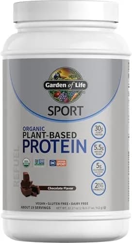 Garden of Life Organic Vegan Protein Powder Chocolate 2.01 lb (912 g) | NSF Certified for Sport thumbnail 1