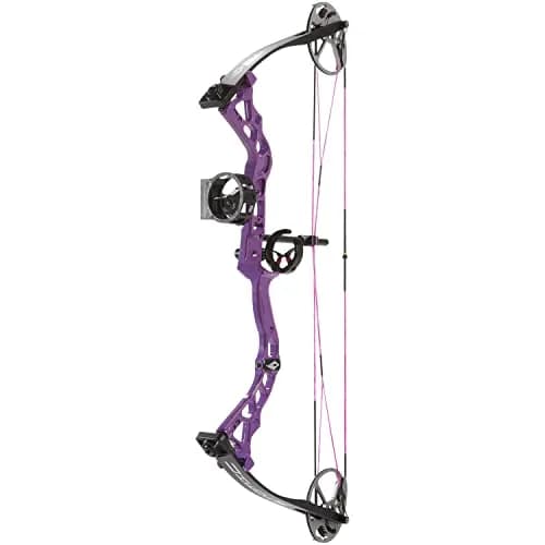 Diamond Archery Youth Atomic Bow Fully Adjustable 12-24" | 6-29 LBS Draw, 191 FPS, Left Hand, Black thumbnail 2