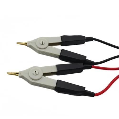 TestHelper LCR Meter Test Leads with 4mm Connectors, 2-Wire/4-Wire Kelvin Clip Probes (Red/Black) | Essential for Low Value Measurements thumbnail 5