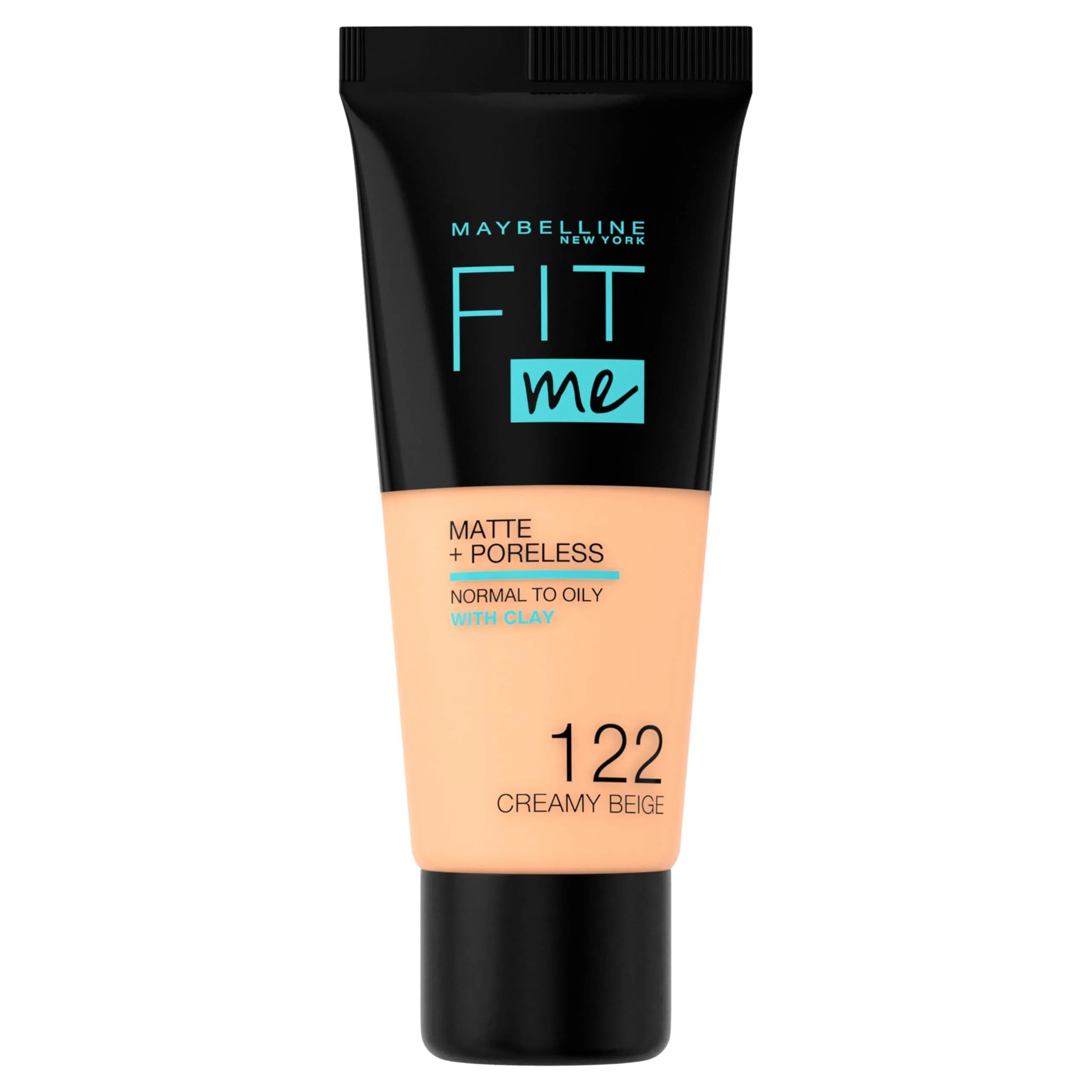 Maybelline Fit Me Matte + Poreless Liquid Foundation, Classic Tan, 2 fl oz (60 ml) | Oil-Free, Pore Minimizing