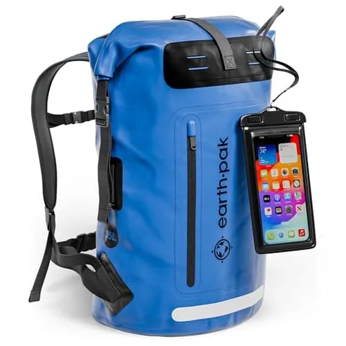 Earth Pak Waterproof Dry Bag Backpack 35L | Kayaking, Boating & Fishing Gear thumbnail 1
