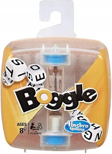 Hasbro Gaming Boggle Classic Game | Word Search Dice Game for Ages 8+ | 1-4 Players | Portable Travel Size thumbnail 3