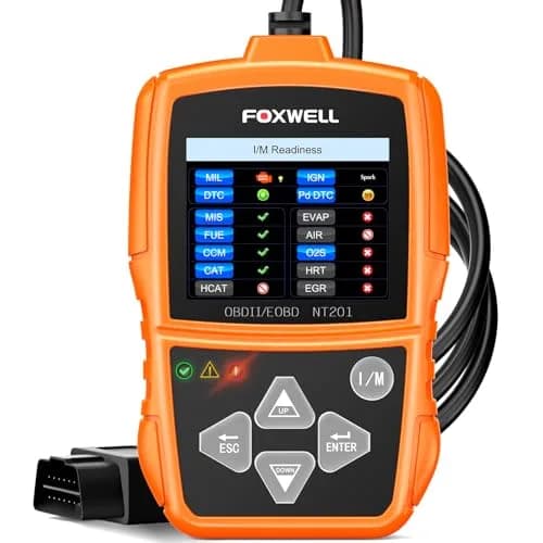 FOXWELL NT201 OBD2 Scanner Engine Code Reader for Cars and Trucks | Reads & Clears Check Engine Light, Live Data, Emissions Readiness thumbnail 1