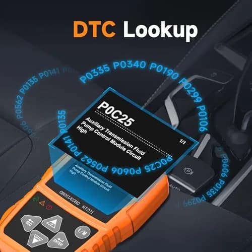 FOXWELL NT201 OBD2 Scanner Engine Code Reader for Cars and Trucks | Reads & Clears Check Engine Light, Live Data, Emissions Readiness thumbnail 6