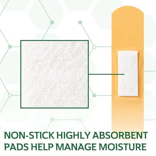 Medline Assorted Bandages Variety Pack 300 Count | Waterproof, Antibacterial & Heavy Duty for Minor Wounds thumbnail 4