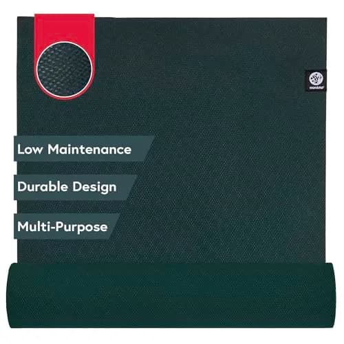 Manduka X Yoga Mat 71" x 24" (180 cm x 61 cm) | 5mm Thick High-Performance Fitness Mat | Midnight Blue — Thrive