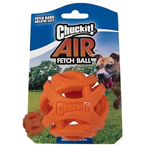 Chuckit! Air Fetch Dog Ball, Medium 2.5in | Breathable, Floating, Treat-Dispenser thumbnail 1