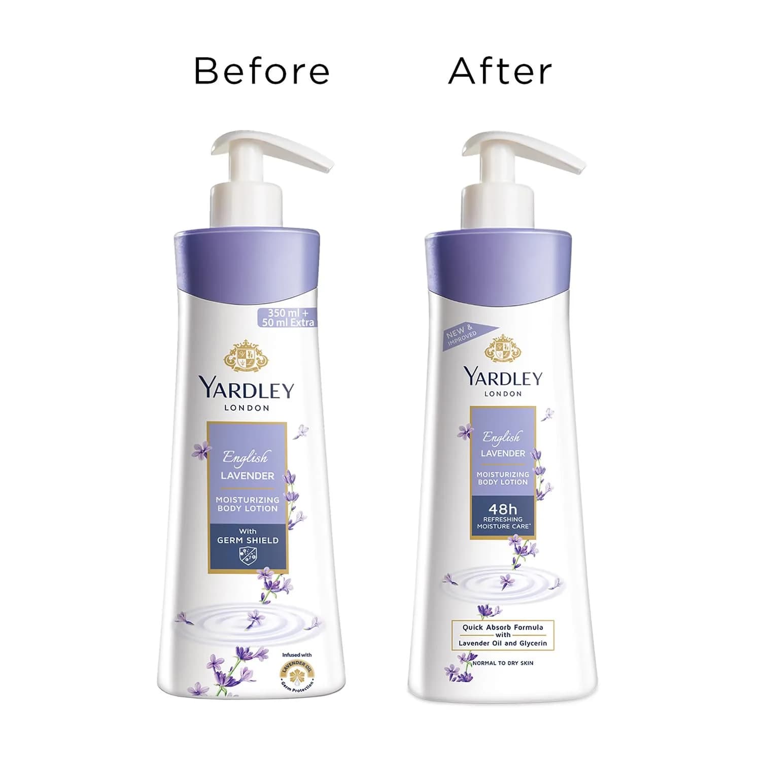 Yardley London English Lavender Hand & Body Lotion 400ml (13.5 Fl Oz) | Classic Fragrance & Hydration - view 5