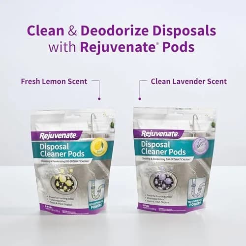 Rejuvenate Disposal Cleaner Pods 6 Count Lavender Scented | Bio-Enzymatic Formula for Pipes & Odor Control thumbnail 7