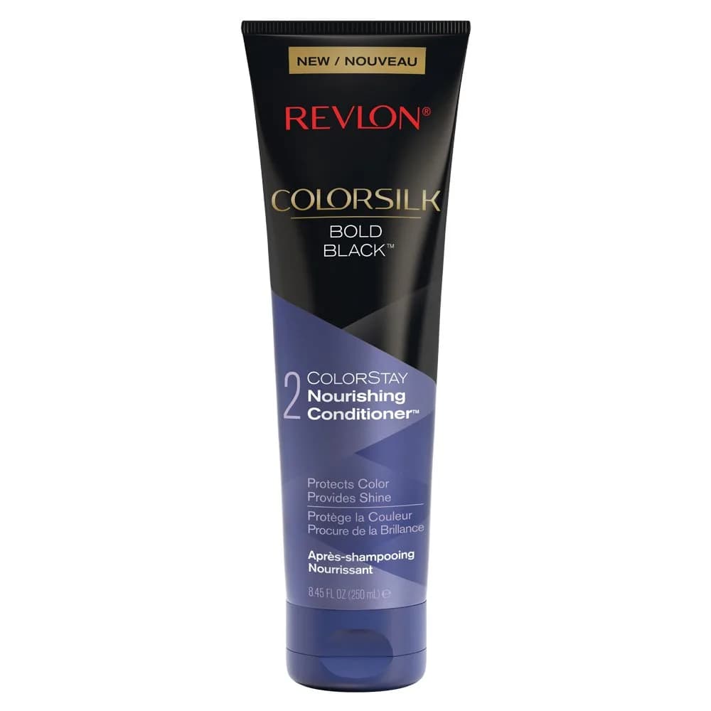 Revlon Colorsilk Care Conditioner, Black, 8.45 Fl Oz | Protects color & provides shine