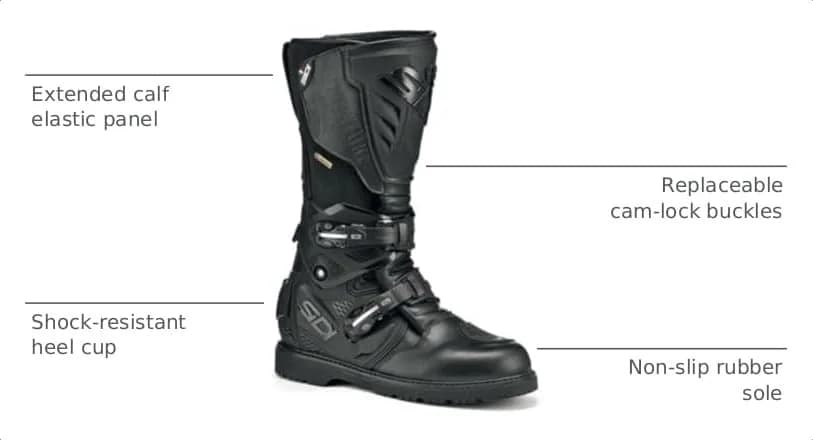 Sidi Adventure 2 Gore Touring Motorcycle Boots | Waterproof Off-Road Safety & Comfort thumbnail 3