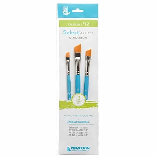 Princeton Select Artiste Brush Set No. 12, Synthetic, 3 Piece | Artist Quality for Acrylic, Oil & Watercolor thumbnail 1