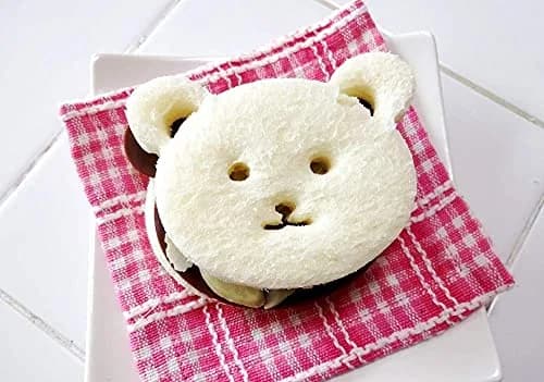 KOKUBO Cute Bear Bento Lunch Sandwich & Cookie Cutter | BPA Free, Made in Japan, 3" Bear Shape thumbnail 3