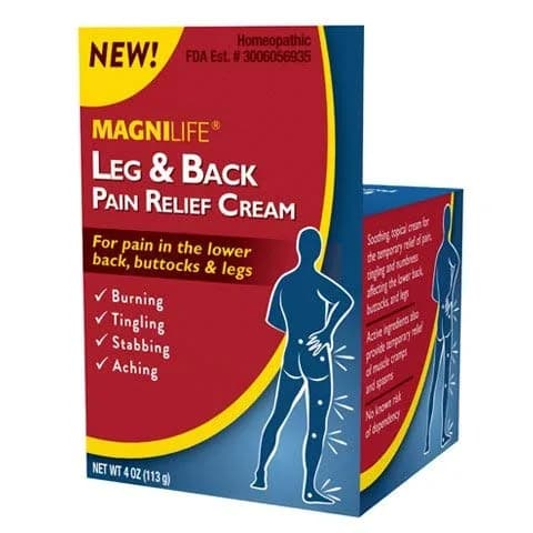 MagniLife Leg & Back Pain Relief Cream 4 oz | Fast Absorbing, No Residue, Mild Scent thumbnail 5