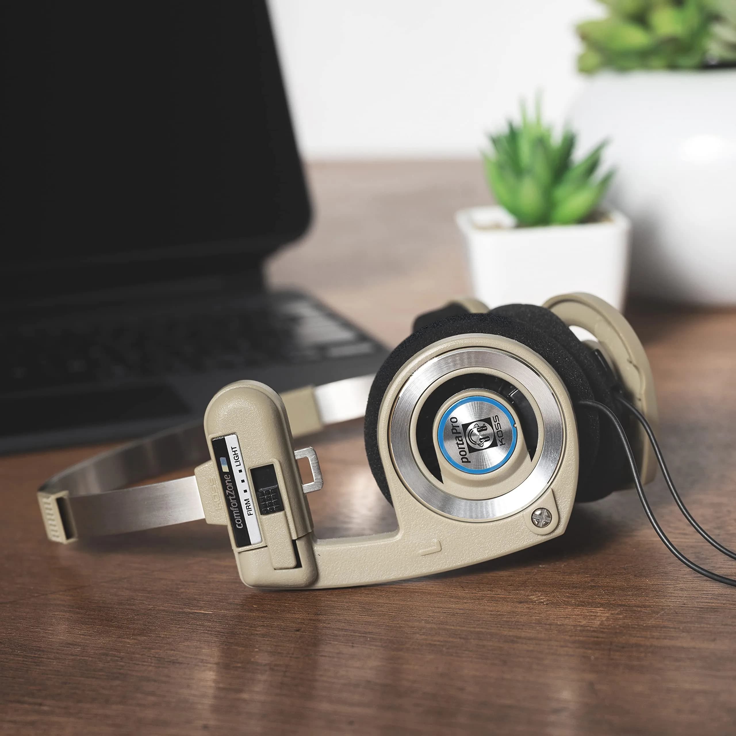 Koss Porta Pro Limited Edition On-Ear Headphones Rhythm Beige | Legendary Sound & Design with Inline Mic - view 8
