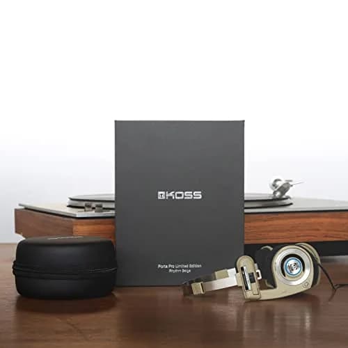 Koss Porta Pro Limited Edition On-Ear Headphones Rhythm Beige | Legendary Sound & Design with Inline Mic thumbnail 9